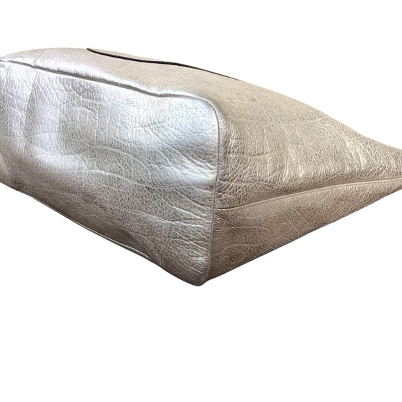 Coach Colette Gold Leather OP Art Logo Tote - Picture 13 of 15